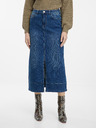 Orsay Tmavomodrá dámska džínsová maxi sukňa ORSAY