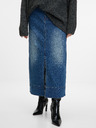 Orsay Tmavomodrá dámska džínsová maxi sukňa ORSAY