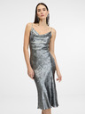 Orsay Strieborné dámske šaty na ramienka ORSAY