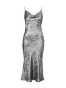 Orsay Strieborné dámske šaty na ramienka ORSAY