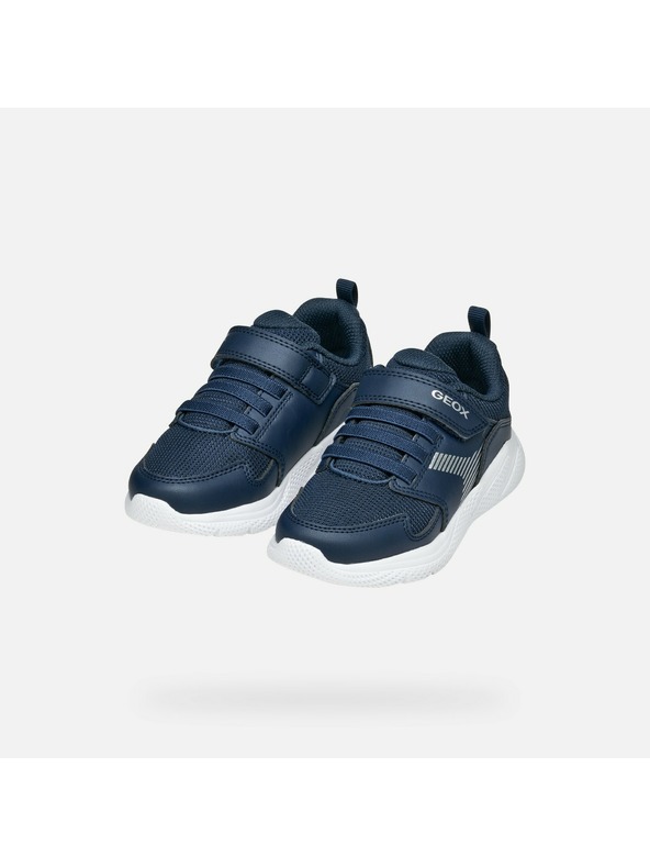 Geox Tmavomodré chlapčenské tenisky Geox Sprintye