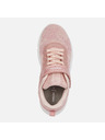 Geox Ružové dievčenské tenisky Geox Aril