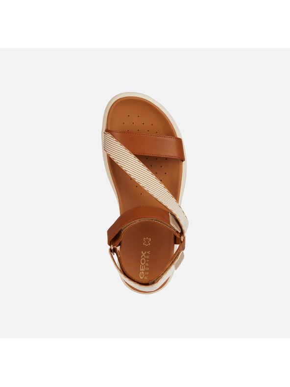 Geox Oranžové dámske sandále Geox Xand 2s