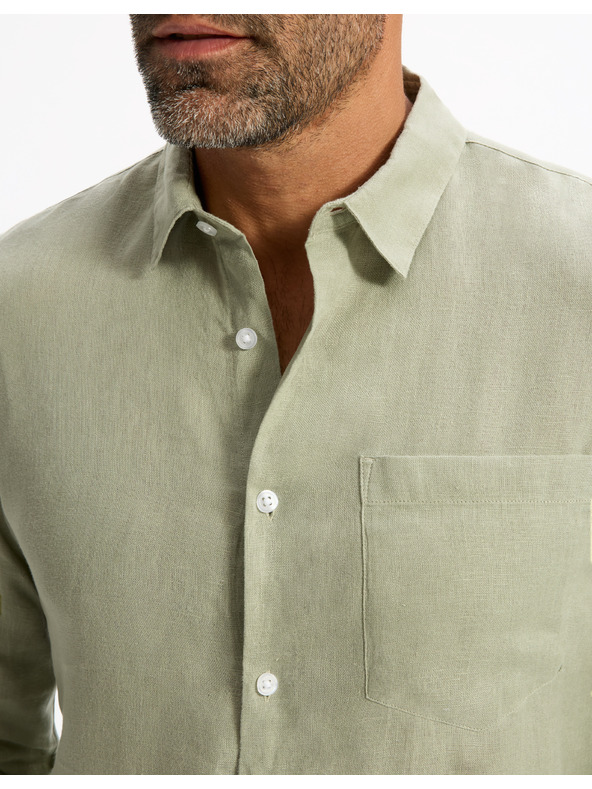 Celio Ľanová košeľa Daflix Celio