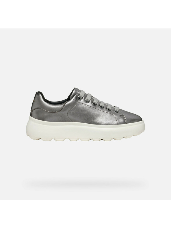 Geox Strieborné dámske tenisky Spherica Ec4.1