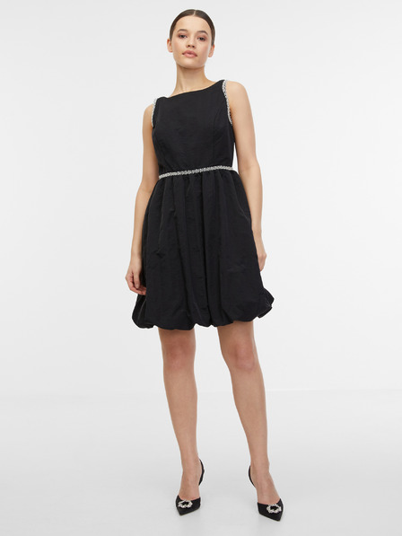 Orsay Čierne dámske šaty ORSAY