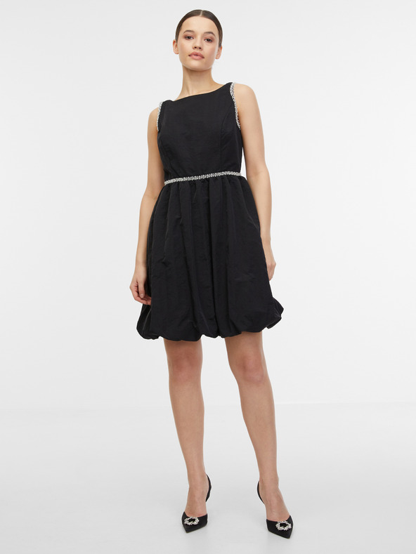 Orsay Čierne dámske šaty ORSAY