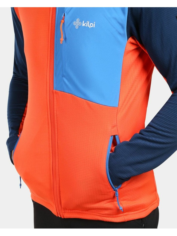 Kilpi Pánska fleecová mikina Kilpi SEVELEN-M Oranžová