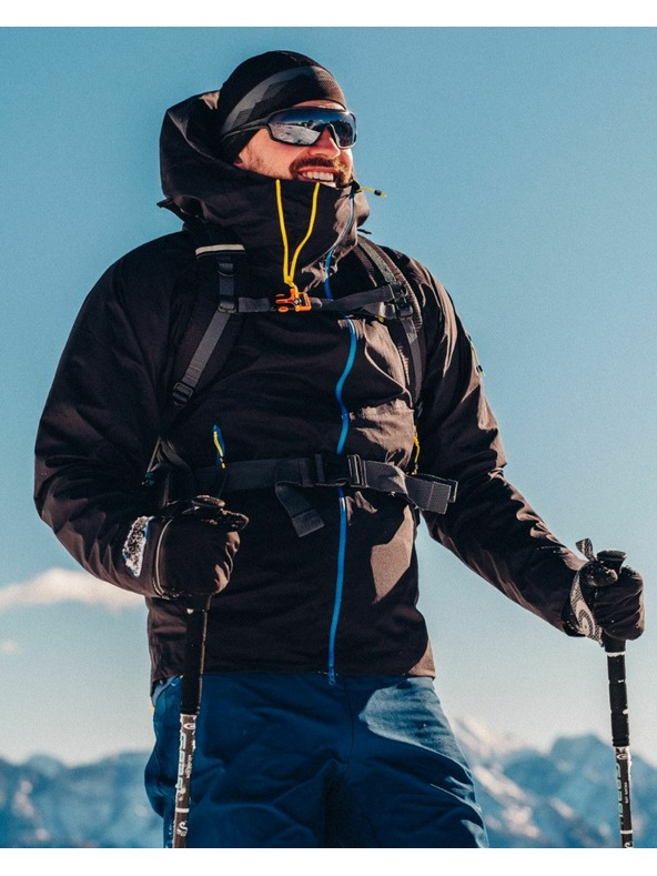 Kilpi Pánska Nepremokavá Outdoorová Bunda Kilpi METRIX-M Čierna