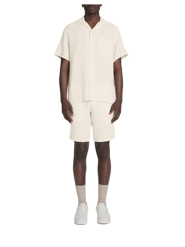 Celio Krémová pánska košeľa Celio Bagaz