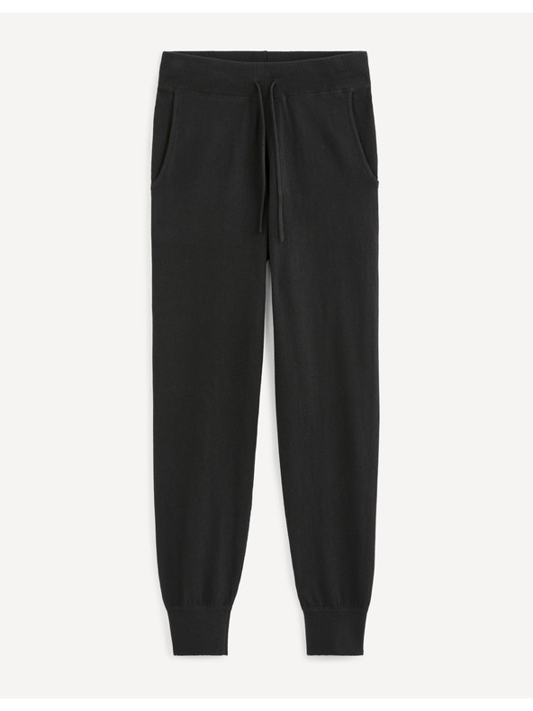 Celio Čierne pánske tepláky Celio