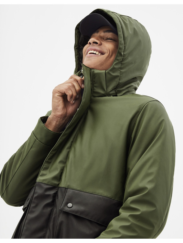 Celio Tmavozelená bunda Celio Supheatgum