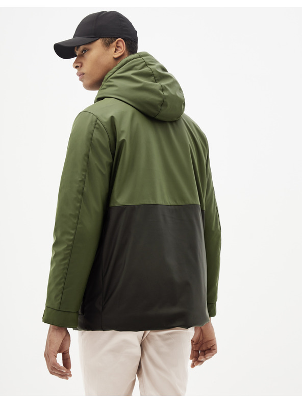 Celio Tmavozelená bunda Celio Supheatgum