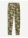 Celio Khaki vzorované tepláky Celio Vojogyoke