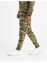 Celio Khaki vzorované tepláky Celio Vojogyoke