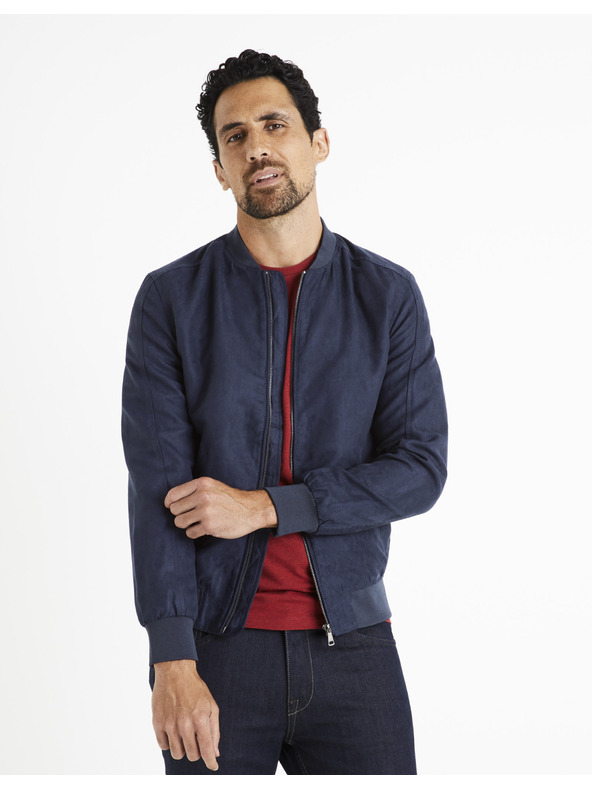Celio Tmavomodrý pánsky bomber Celio Cutuk