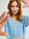 Orsay Svetlomodrý dámsky vzorovaný sveter ORSAY