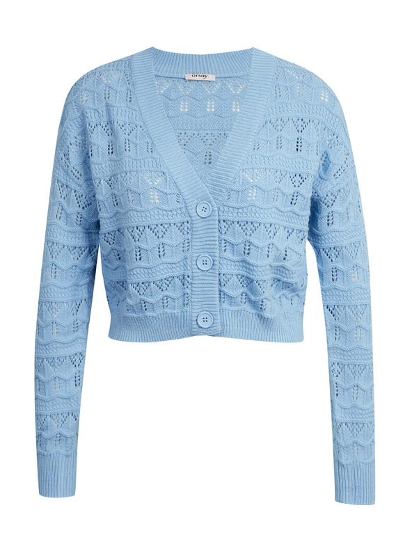 Orsay Svetlomodrý dámsky vzorovaný sveter ORSAY