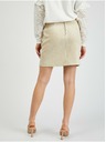 Orsay Béžová dámska sukňa zo semišu ORSAY