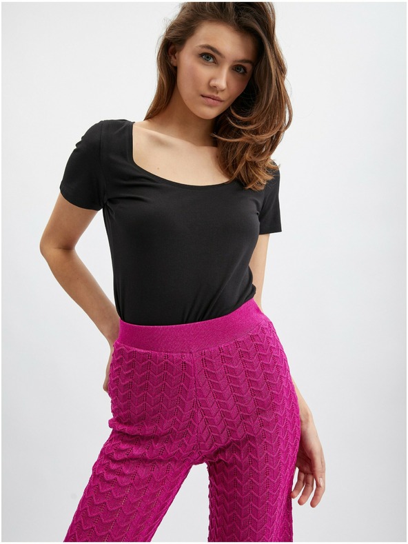 Orsay Ružové dámske nohavice ORSAY