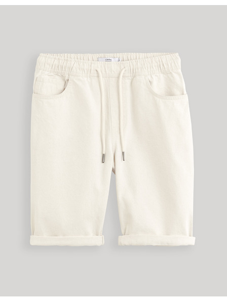 Celio Krémové pánske džínsové šortky Celio Dojogdenbm