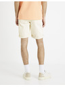 Celio Krémové pánske džínsové šortky Celio Dojogdenbm
