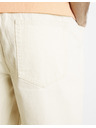 Celio Krémové pánske džínsové šortky Celio Dojogdenbm