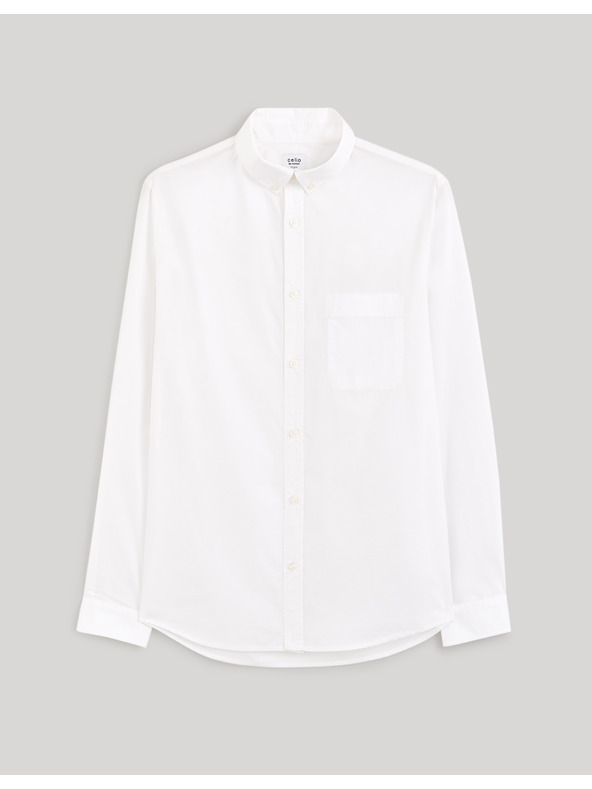 Celio Biela pánska košeľa Celio Gaopur