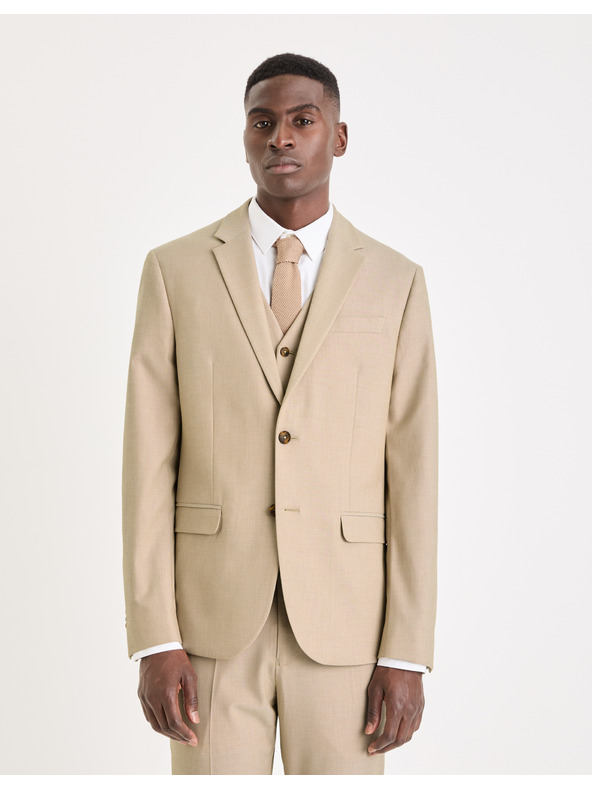 Celio Béžová pánska bunda Celio Funew2