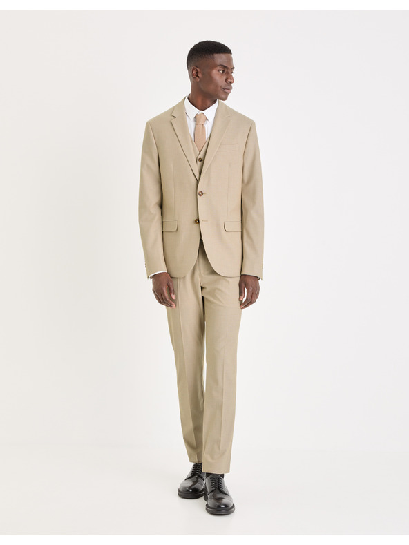 Celio Béžová pánska bunda Celio Funew2