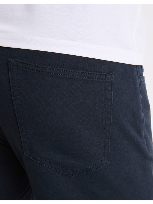 Celio Tmavomodré pánske nohavice Celio Gofive