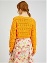 Orsay Oranžový dámsky vzorovaný sveter ORSAY