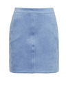 Orsay Svetlomodrá dámska sukňa zo semišu ORSAY