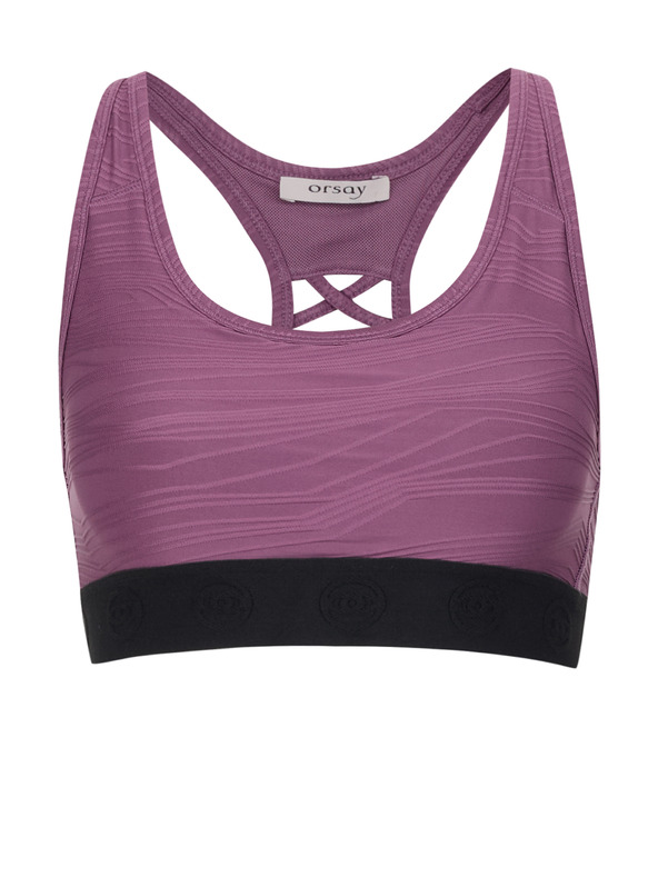 Orsay Fialová dámska športová podprsenka ORSAY