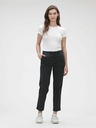GAP Khaki nohavice High Rise straight GAP