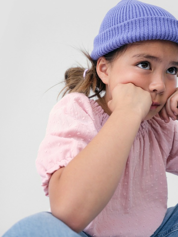 GAP Detský bavlnený top GAP