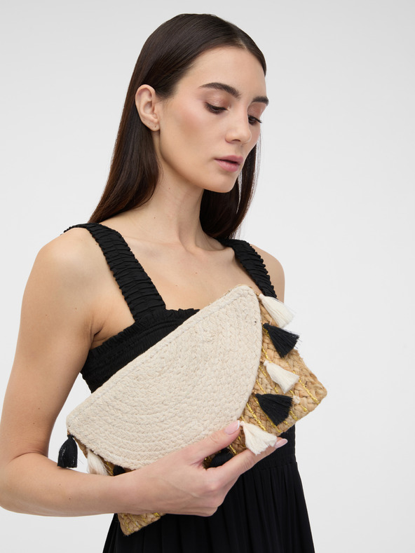 Orsay Hnedo-béžová dámska listová kabelka ORSAY