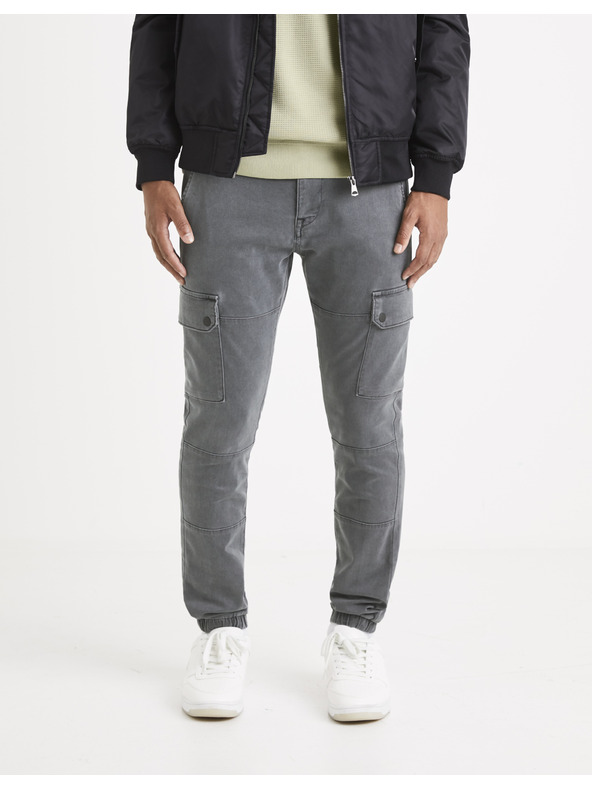 Celio Celio Solyte Šedé nohavice