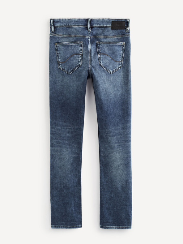 Celio Modré slim fit džínsy Celio Sokreen