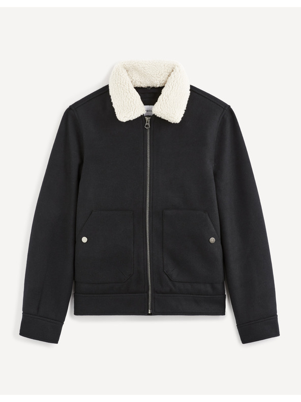 Celio Tmavomodrá bunda Celio Vujackwoo2