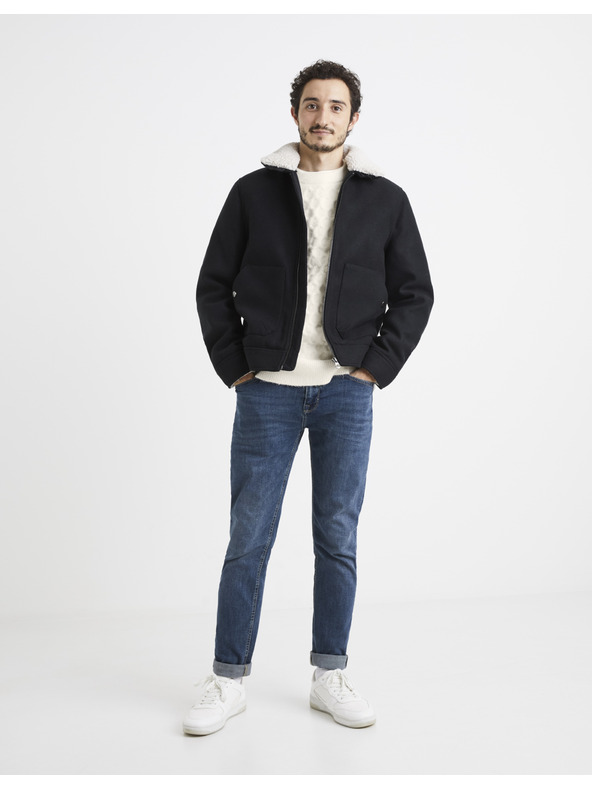 Celio Tmavomodrá bunda Celio Vujackwoo2