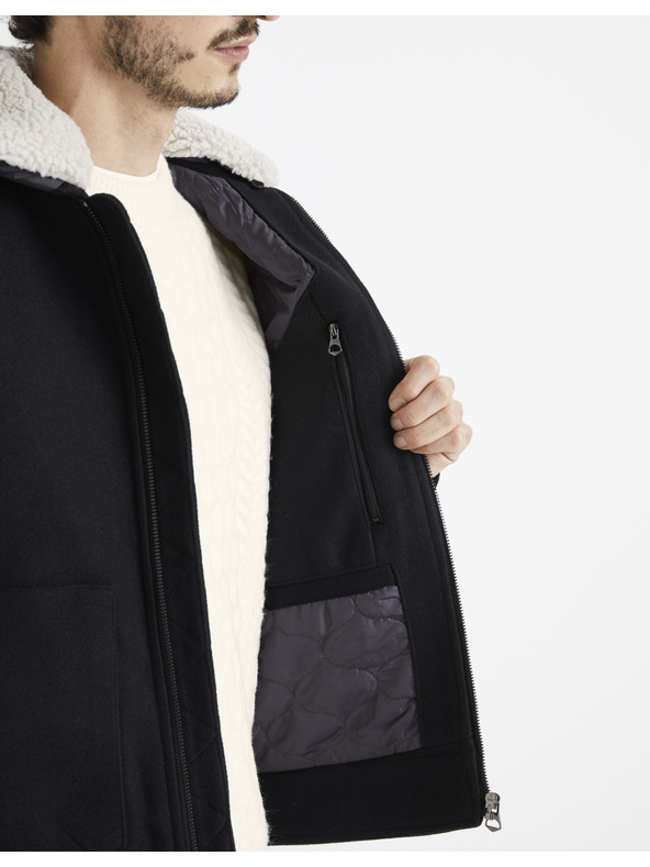 Celio Tmavomodrá bunda Celio Vujackwoo2