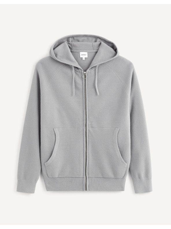 Celio Šedá pánska mikina Celio