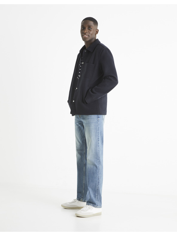 Celio Svetlomodré pánske džínsy rovného strihu Celio C5