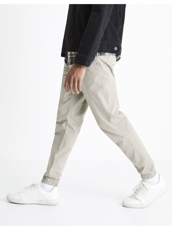 Celio Svetlošedé pánske nohavice Celio Voyage