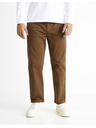 Celio Hnedé pánske nohavice Celio Cochicrop