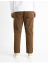 Celio Hnedé pánske nohavice Celio Cochicrop
