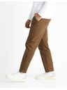 Celio Hnedé pánske nohavice Celio Cochicrop