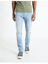 Celio Svetlomodré pánske slim fit džínsy Celio Fostroy