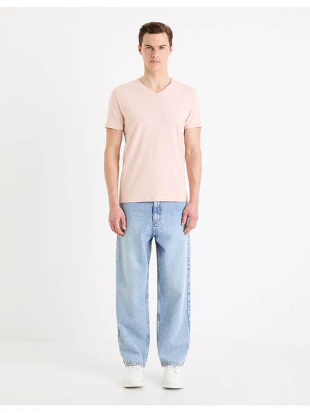 Celio Ružová pánska základná košeľa Celio Neuniv